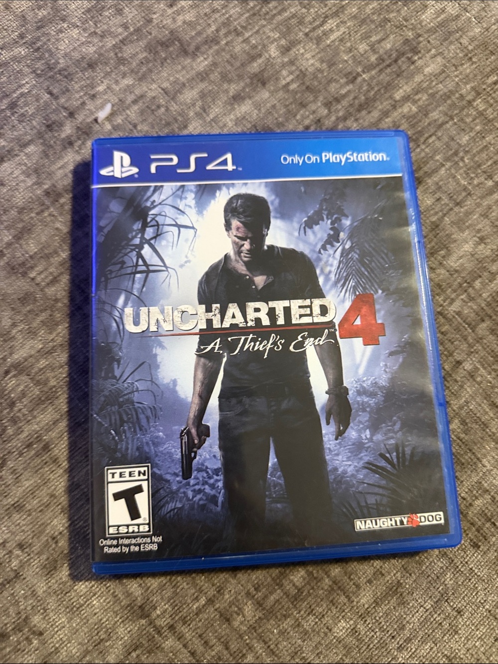 PlayStation PS4 Uncharted 4: A Thief's End - Blue Case‎